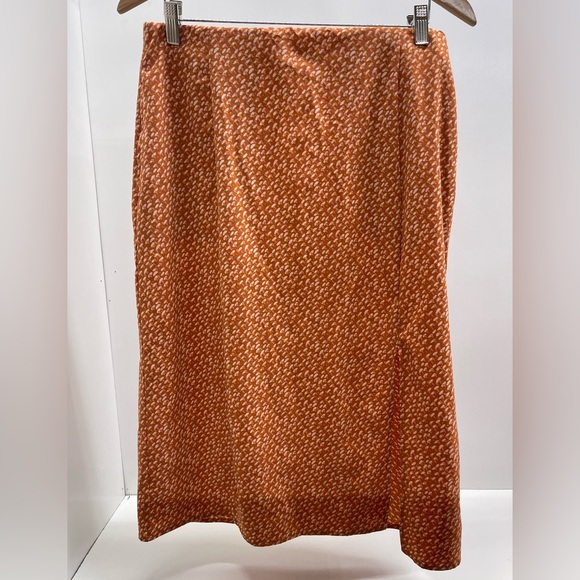 Toad&Co Dresses & Skirts - Toad&Co Warm Orange Patterned Maxi Skirt
